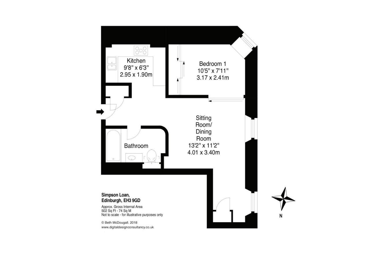 The Quartermile Meadows View Residence EDI Eksteriør bilde